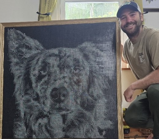 Custom dice mosaic commission